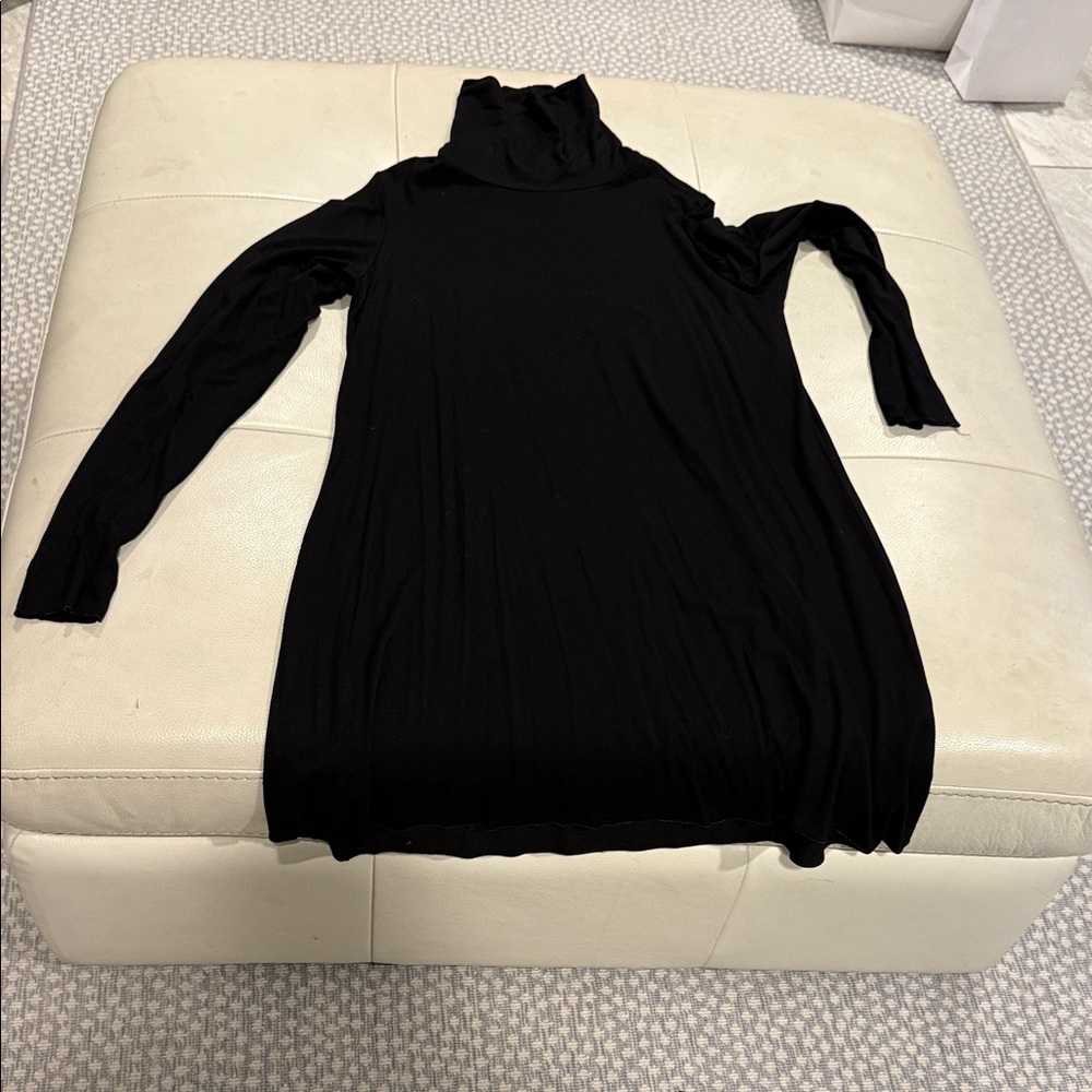 Michael Lauren Black Turtleneck Dress